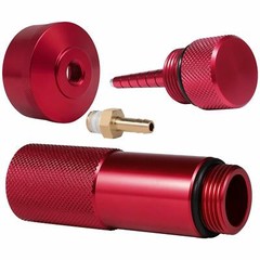 Red Extended Run Gas Cap, Magnetic Oil Dipstick Kit for Honda Generator EU2200i