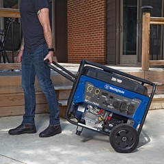 Westinghouse WGen7500c 9,500-W Portable Dual Fuel Generator with Remote Start