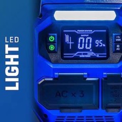 Kobalt 40V 1800W Portable Power Station w/ (2) 6.0Ah Batteries Charger NEW