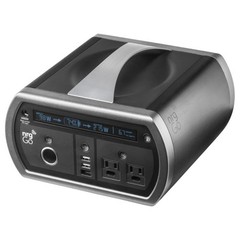nrgGo 400 Portable 500wh Black and Gray 1200W Surge Power Station