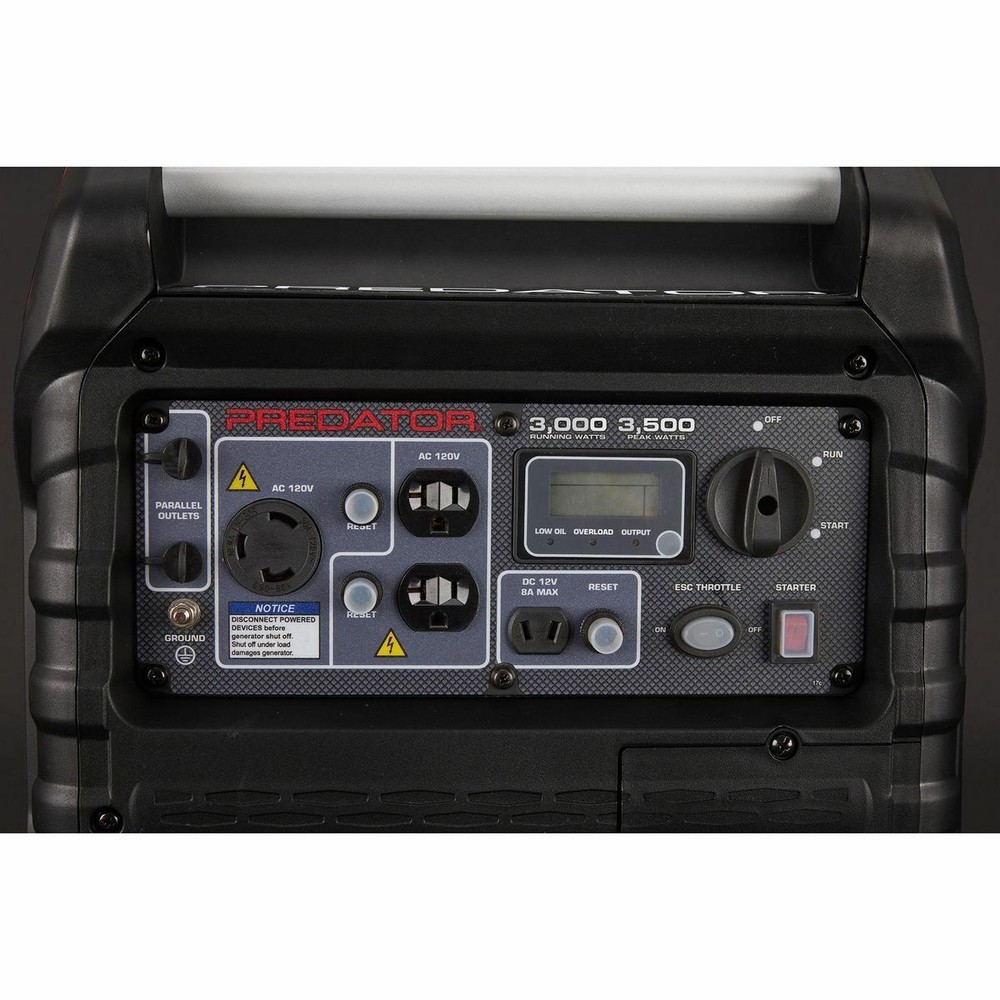 PREDATOR 3500 Watt Super Quiet Inverter Power Generator Gas Powered RVs Camping