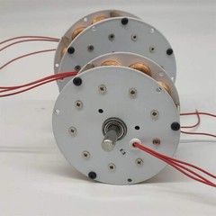 Double-Layer Disc Type Iron Core Generator Permanent Magnet Brushless Generators