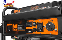 56475 4750-Watt Portable Generator with Electric Start and Wheel Kit NEW