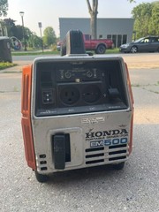 Vintage HONDA EM500 PORTABLE GAS GENERATOR CAMPING – Running
