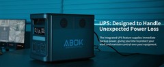 ABOK Ark2000 Portable Power Station 1536Wh 2000W Solar Generator with 200W PV
