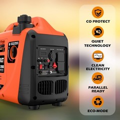 1600W Super Quiet Inverter Generator Ultra Lightweight Gas Powered Portable