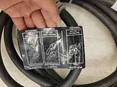 Briggs & Stratton P/N 197474 25 ft 20 Amp Generator Adapter Cord Set 4 Outlets