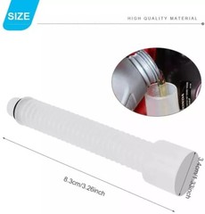 White Flexible Mess Free Oil Change Funnel Tube for Honda Inverter Generator