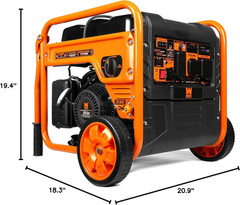 4500-Watt Dual Fuel Inverter Generator with Electric Start and CO Sensor