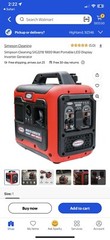 Simpson Cleaning SIG2218 1,800 Watt Portable Inverter Generator with LED Display