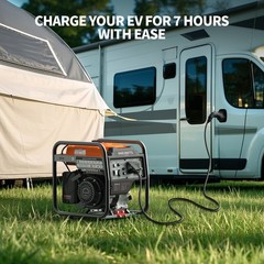 Efurden 4400W Gas Powered Generator Inverter 208CC 4-stroke OHV for Emergency