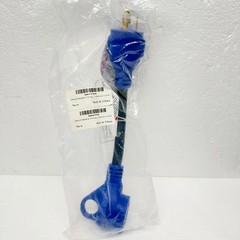 FROSTYRIDER 3 Prong Indicator Extension Cord 12 inch Blue Black Heavy Duty NEW
