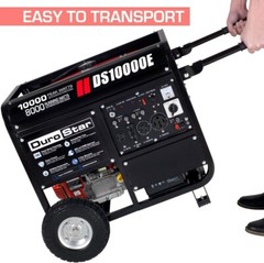 Durostar 10,000-Watt Portable RV Ready Gas Powered Generator with Electric Start