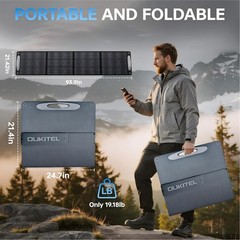 Power Station 2400W/2048Wh Solar Generator +PV100 Fast Charging for Emergencie