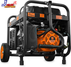 4,750-Watt 120V/240V Dual Fuel Portable Generator with Wheel Kit Electric Start