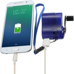 USB Hand Crank Charger, Portable Hand Crank Generator for Camping Outdoor Chargi