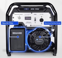 Gasoline Generator: Small, Portable, Single-Phase, 220V for Home Use