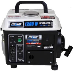 Pulsar G1200SG 1,200W Carrying Handle Gas-Powered Portable Generator, 1200w