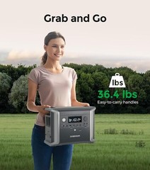 Dabbsson 1330Wh Portable Solar Power Station+1700W Battery+210W Solar Panel Home