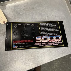 OEM GOOD USED GENERAC 5000 WATT CONTROL PANEL 10HP TECUMSEH