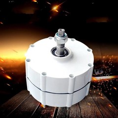 Rare-earth permanent magnet wind turbines, three-phase AC generators