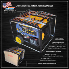 Generator Shed Combining Generator Covers While Running & Generator Covers NEW