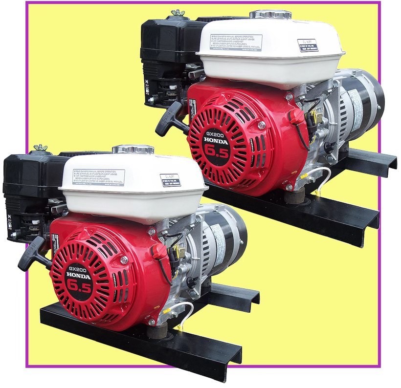 Lot of (2) SPECIAL Honda Powered Generators by Central Maine Diesel