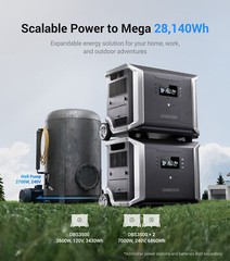 Dabbsson 3430Wh 3600W DBS3500 Portable Power Station Solar Generator for Camping