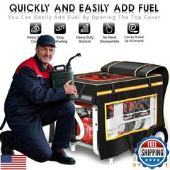 Generator Covers While Running Waterproof, 32″L x 24″W x 24″H Heavy Duty Gene