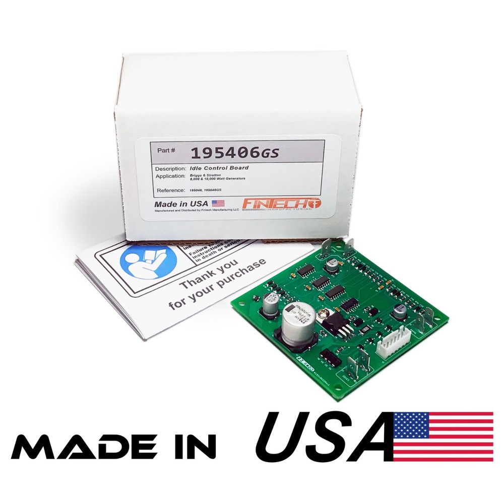 195406GS, 195406 BRIGGS & STRATTON IDLE CONTROL BOARD