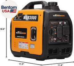 3500 Watt Portable Inverter Generator Gas Powered, EPA Compliant, Compact and Li