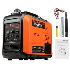 3500W Portable Inverter Generator Gas Powered Kit For Outdoor Camping RV Trailer
