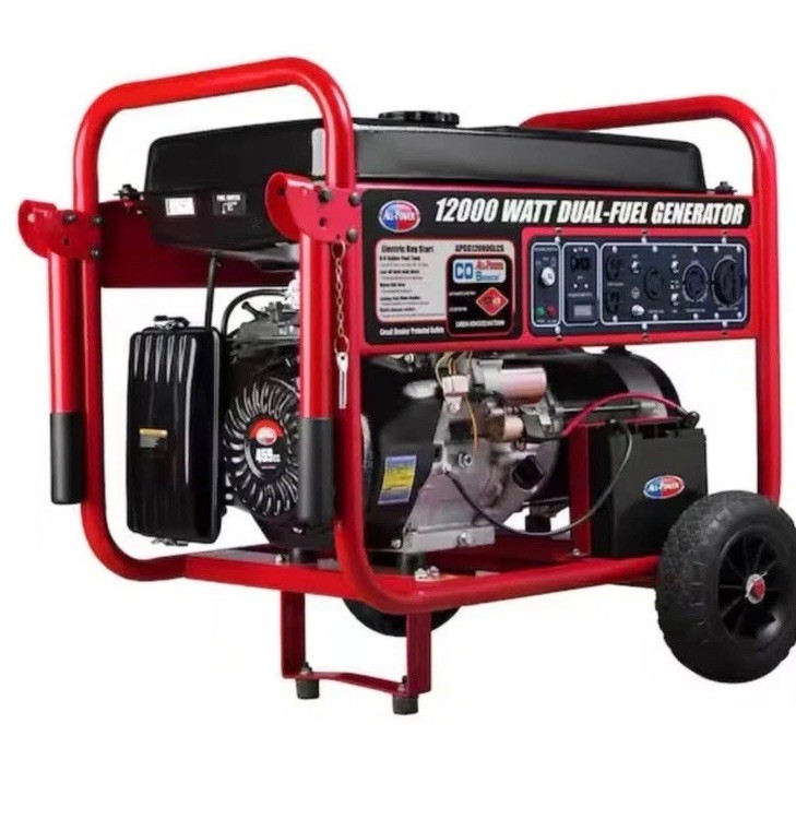 9,000-Watt Electric Start Propane and Gasoline Dual Fuel Portable Generator