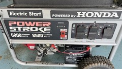 PowerStroke 8500W Gas Generator Honda GX390 6800 Running Watts Electric Start