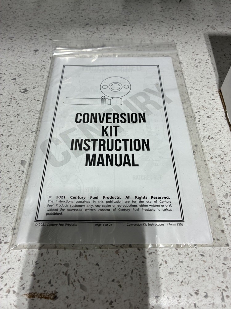 Dual Fuel Conversion Kit Onan Marquis Gold 5500 Generator