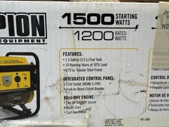 Champion Power Equipment 1200/1500 Watt Portable Gas-Powered Generator 42436