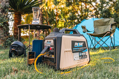 PGD16ISCO Ultra Light Quiet 1600W Portable Gas Inverter Generator, CARB Complian