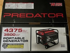 PREDATOR 4375 Watt Gas-Powered Portable Generator