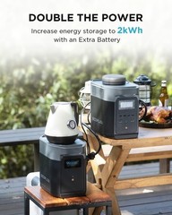 EcoFlow DELTA 2 Smart Generator Extra Battery 1024Wh for Outdoor, RV, LiFePO4