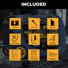 Firman WH03342 4125W Dual Fuel Inverter Generator RV Ready Free Shipping