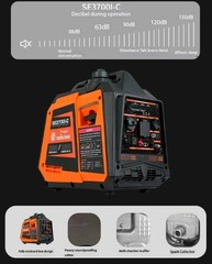 Silent 220v High Power Small Portable Mobile Electric/remote Start Generator