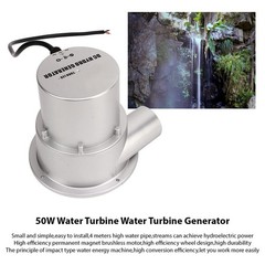 3-High Efficiency 50W Water Turbine Generator For Backyard Garden Pond