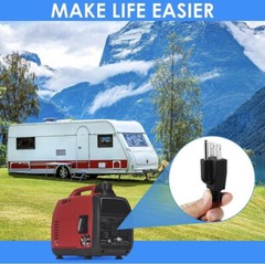 Neutral Ground Bonding Plug for Portable Inverter Generator with Surge Guard
