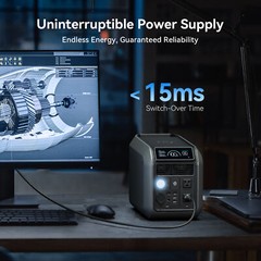 1200W 1008Wh Portable Power Station Solar Generator w/ 120W Solar Panel Dabbsson