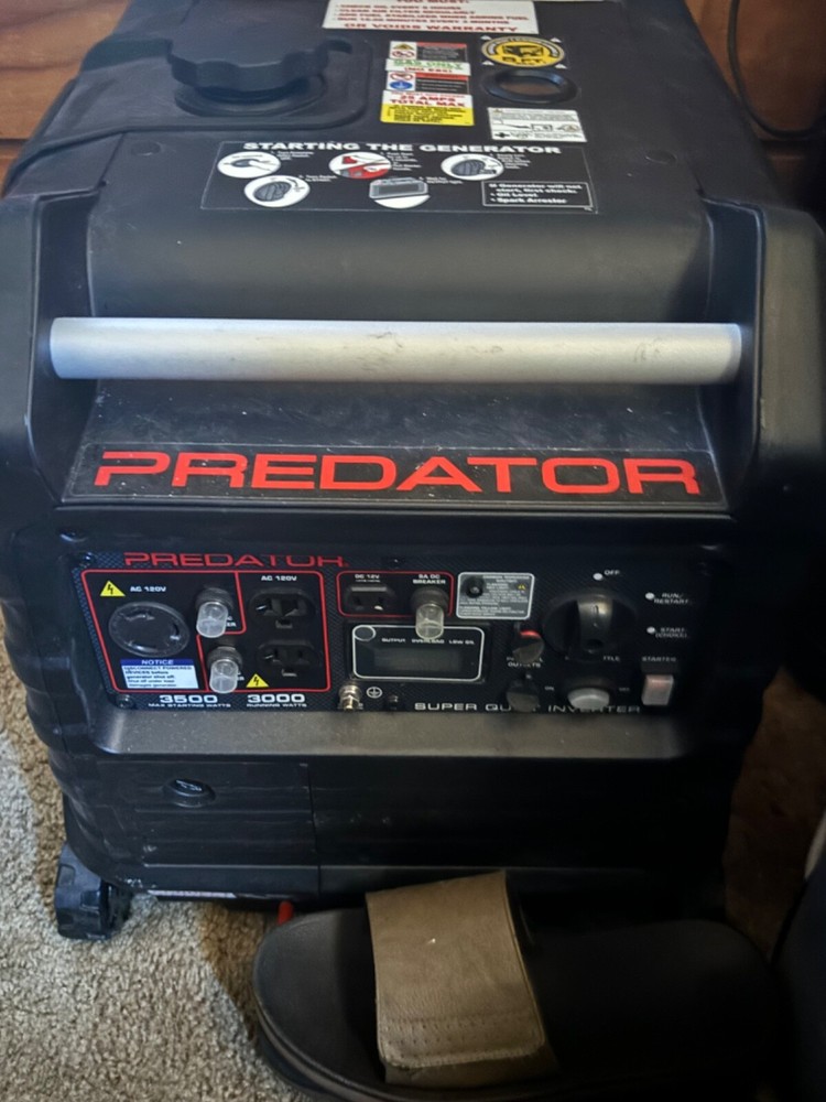 Predator Generators 3500W Super Quiet Inverter Generator – 63584