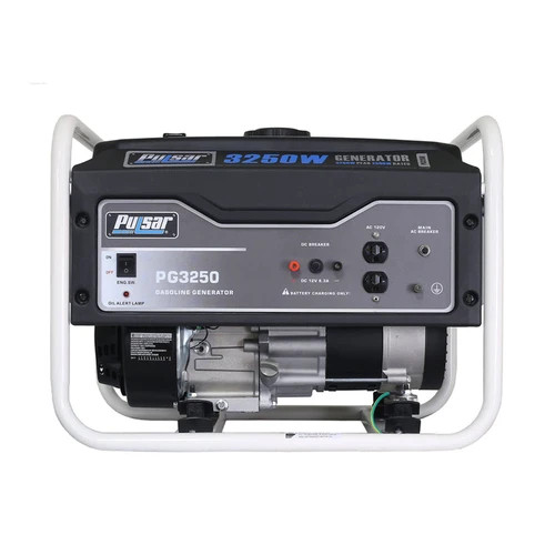 Pulsar PG3250 3250W Portable Gas Generator 2500W Run Power