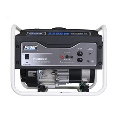 Pulsar PG3250 3250W Portable Gas Generator 2500W Run Power