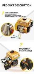 12v-24V 6KW Parking Air Conditioning Gasoline Generator diesel fuel Truck