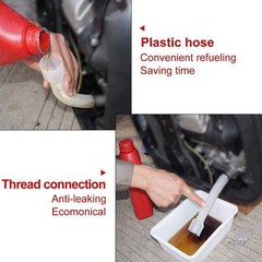 for Honda EU2000i EU1000i Plastic Mess Free Oil Change Funnel Tube Flexible Pipe