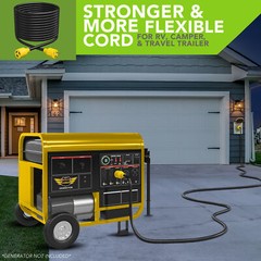 Leisure Cords NEMA L5-30 3 Prong 30 Amp Generator Extension Cord 50 ft
